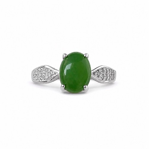 Adjustable natural green - green, jade