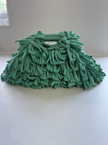 Handmade crochet fringe clutch - crochet,