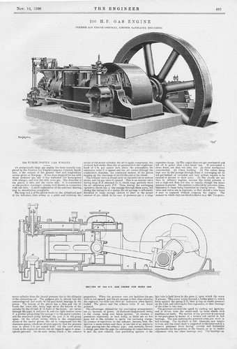 Premier gas engine - premier,