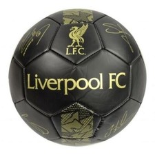 Liverpool Football Signature Phantom Soccer Black Size 1 Skill Official Licensed