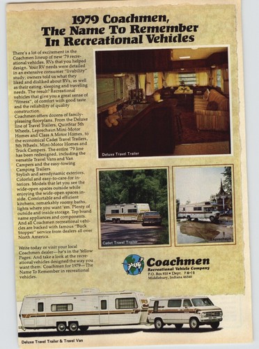 1979 coachmen deluxe - 1979, travel
