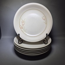 6 Rare Soup Pasta 8" Bowls Vintage Biltons Coloroll Spring Bouquet Crocus Salad