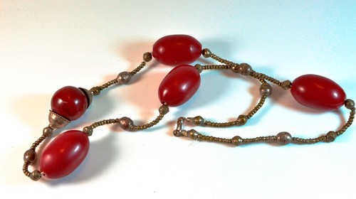 Vintage ethiopian cherry red