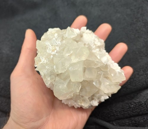 Large calcite crystal cluster - large,