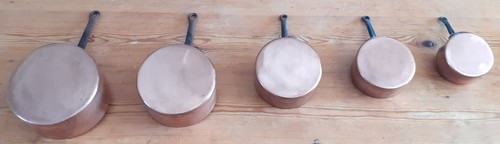 Copper saucepans french - saucepans,