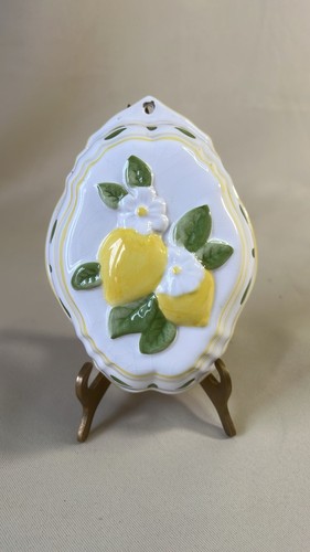 Vintage ceramic lemon jelly - lemon,