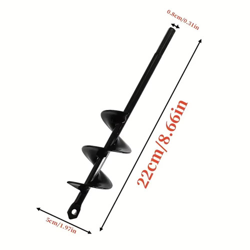 Garden auger spiral drill - garden,