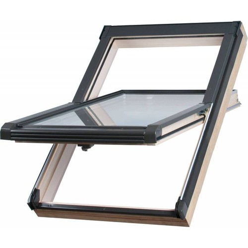 Wooden timber roof window - timber, x
