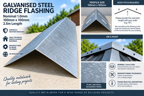 Galvanised steel metal - galvanised,