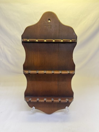 Vtg hanging wooden spoon - wooden,