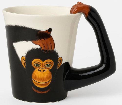 Funny monkey coffee mug - coffee, 10oz