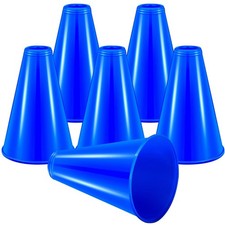 6 Pcs Cheer Megaphone for Party Blue Plastic Megaphone DIY Accessory for Scho...