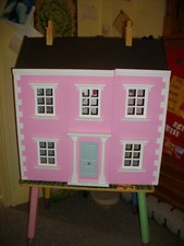 EARLY LEARNING CENTRE LARGE WOODEN DOLLS HOUSE, FAMILY, PETS & 100+ ACCESSORIES 