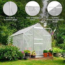 Greenhouse Silver Aluminium