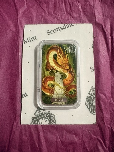 1oz pure silver bar - bar, scottsdale