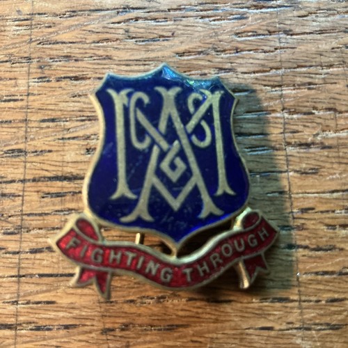 Large enamel trade union - enamel, badge