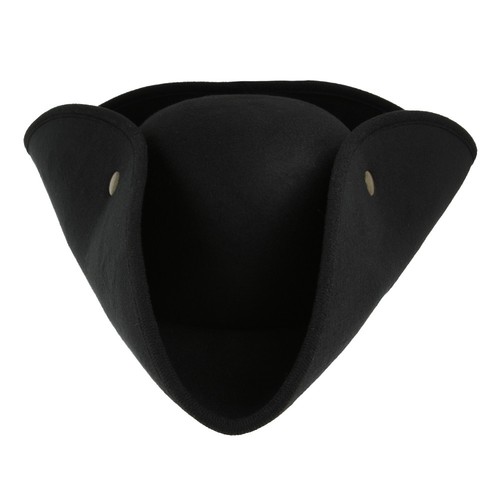 Pirate hat black hand made - hat,