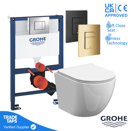 Rimless wall hung - toilet, pan