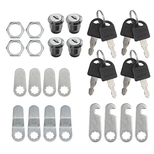20mm cam lock door barrel - 4x,