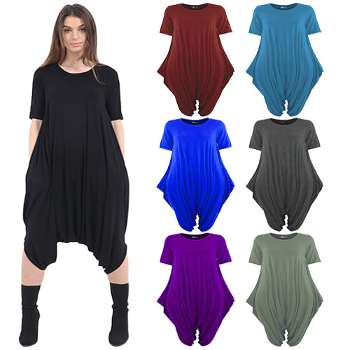 Womens cap sleeve - baggy, harem