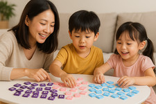 100 PLASTIC SCRABBLE TILES