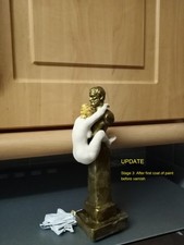 Erotic nude statuette of greek god Priapus