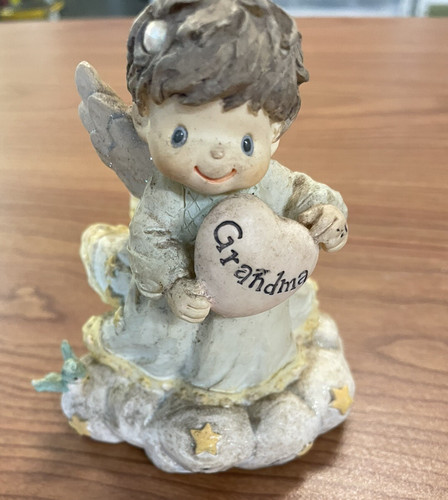 Vintage ceramic cherub - vintage,