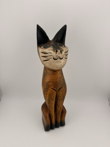 Vintage hand carved wooden - hand,
