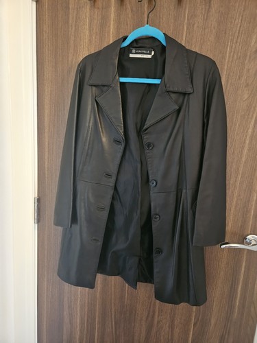 Vera pelle black - pelle, coat