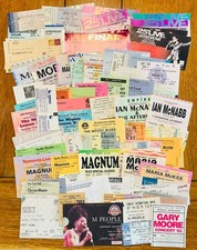 Original Concert Tickets Artists (Beginning with M) Select From Dropdown List