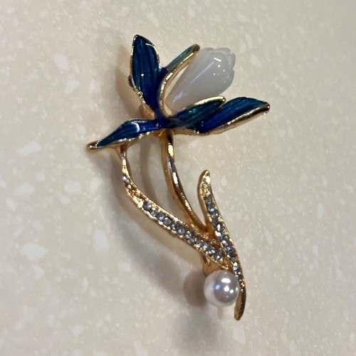 Gold tone blue - tone, &