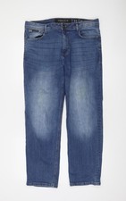 Henleys Men's Blue 32S Regular Straight Denim Jeans