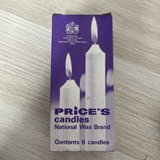 Vintage Price's 6 White Wax