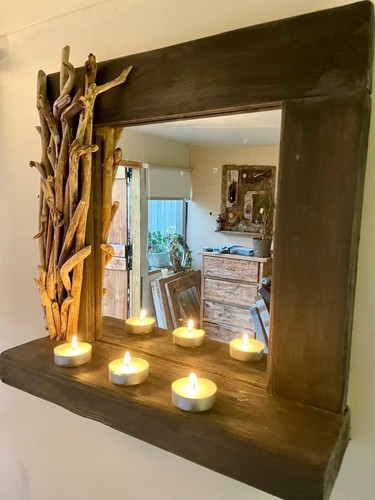 Barra driftwood mirror - driftwood,