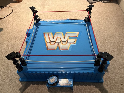 Wwf wrestling ring with - ring,