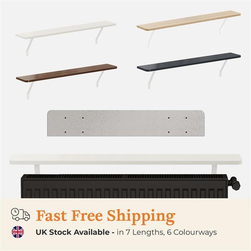 Radiator shelf with - shelf,