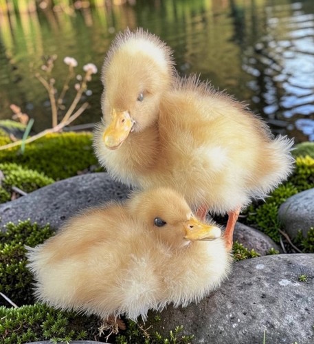 Domestic ducklings species - ,