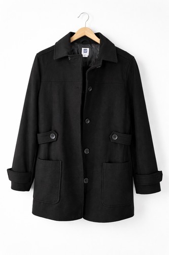 Gap black wool blend - blend, –
