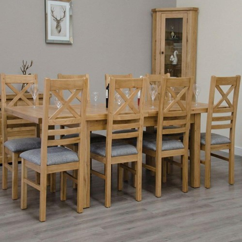 Solid oak extending - solid, dining