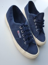 SUPERGA NAVY GREEN PLIMSOLL