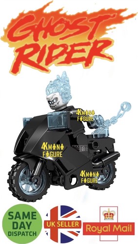 Marvel ghost rider bike blue - marvel,