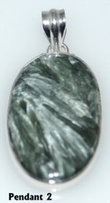 Natural Seraphinite Pendant