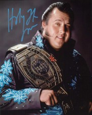 Official Highspots - Honky Tonk Man "WWF IC Champion" Hand Signed 8x10" *inc COA
