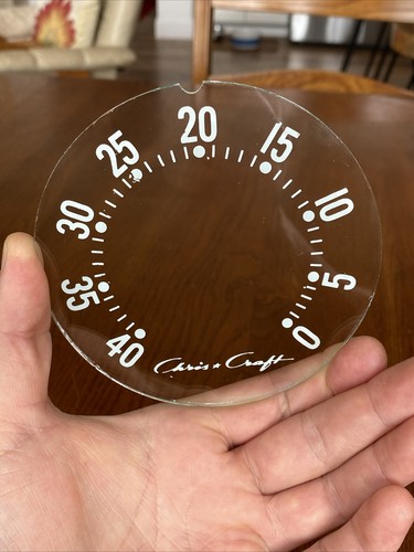 Chris craft tachometer glass - chris,