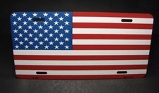 AMERICAN FLAG METAL CAR
