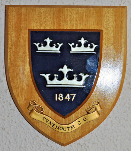 Tynemouth cricket club plaque - tynemouth,