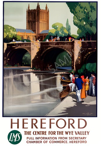Hereford poster london - hereford,