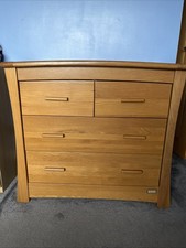 Mamas and Papas Ocean Solid Oak Chest of Drawers, Changer