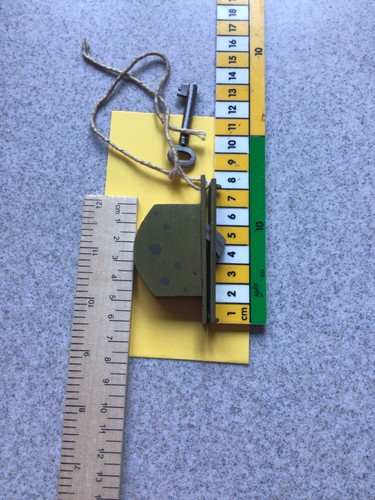 Vintage brass lock - 1, with
