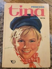 Princess Tina Annual 1976 Hardback Book 